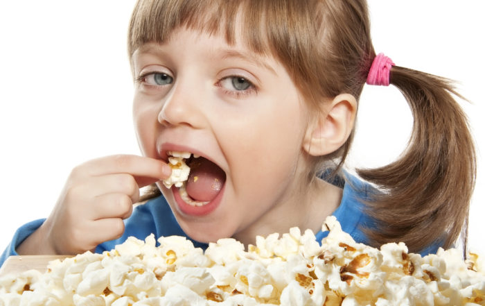 floss your teeth after eating popcorn