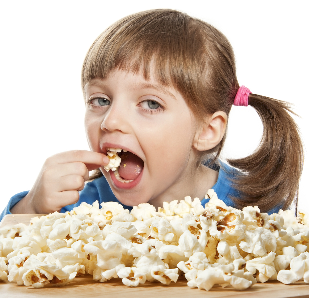 floss your teeth after eating popcorn