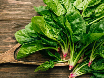 leafy greens have high calcium content for teeth
