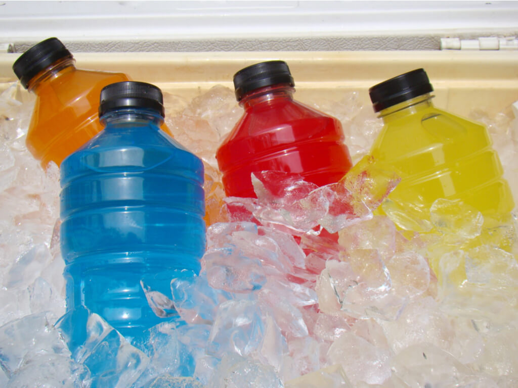 Sports drinks are bad for your oral health because they have high levels of sugar and salt